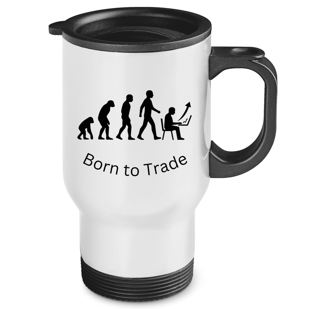 Edelstahl-Thermobecher Born to Trade