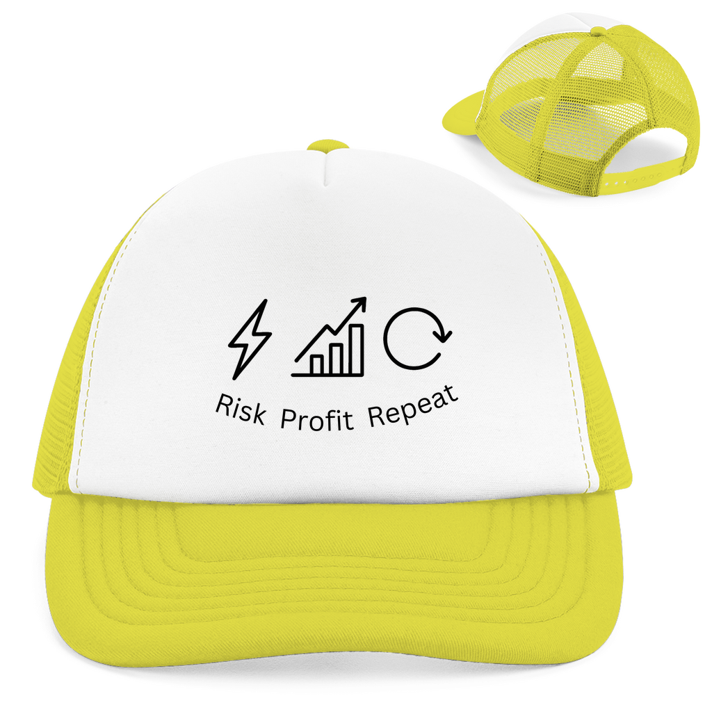 Retro Trucker Cap Risk Profit Repeat