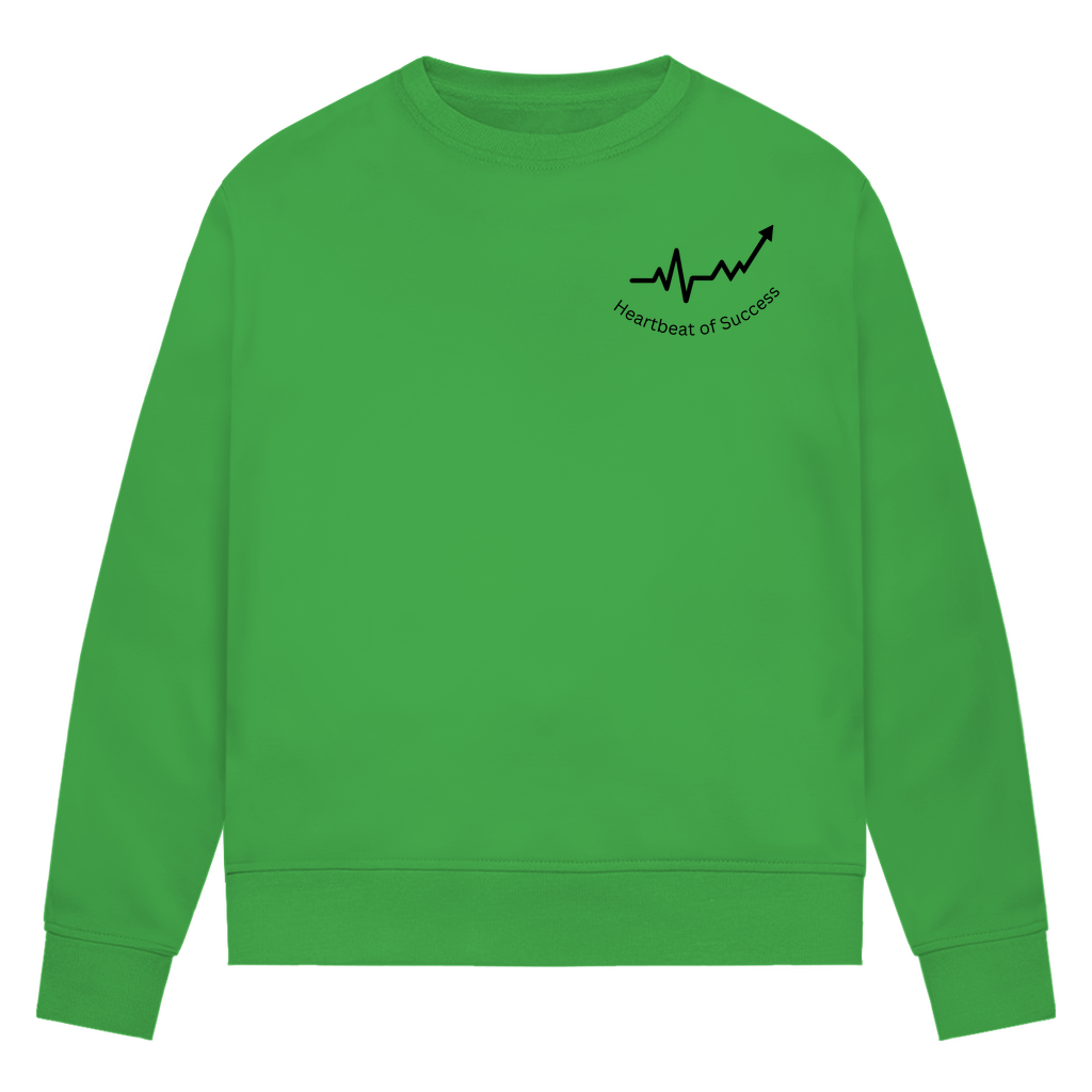 Damen Premium Bio Sweatshirt Heartbeat of Success