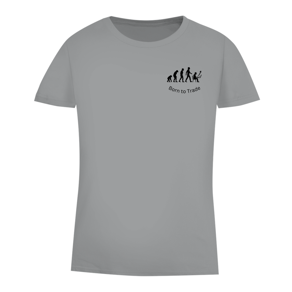 Damen Premium Bio T-Shirt Born to Trade