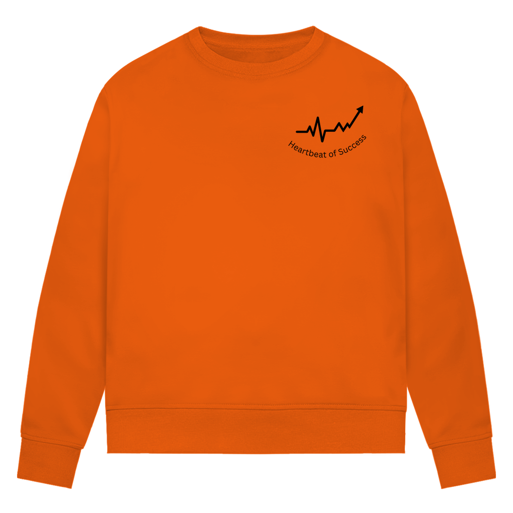 Damen Premium Bio Sweatshirt Heartbeat of Success