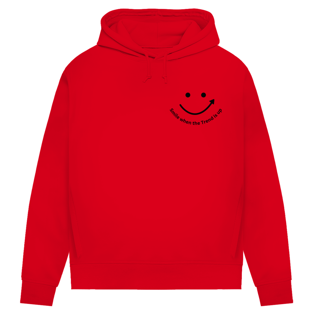Damen Premium Bio Hoodie Smile when the Trend is up