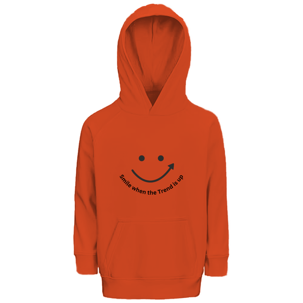 Kinder Premium Bio Hoodie Smile when the Trend is up