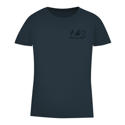 Damen Premium Bio T-Shirt Risk Profit Repeat