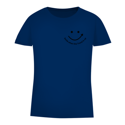Damen Premium Bio T-Shirt Smile when the Trend is up