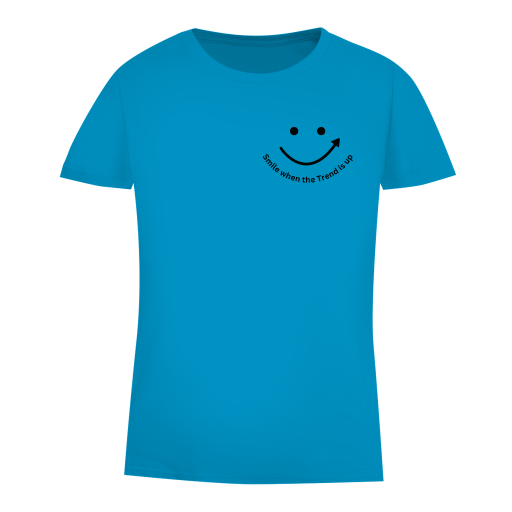 Damen Premium Bio T-Shirt Smile when the Trend is up