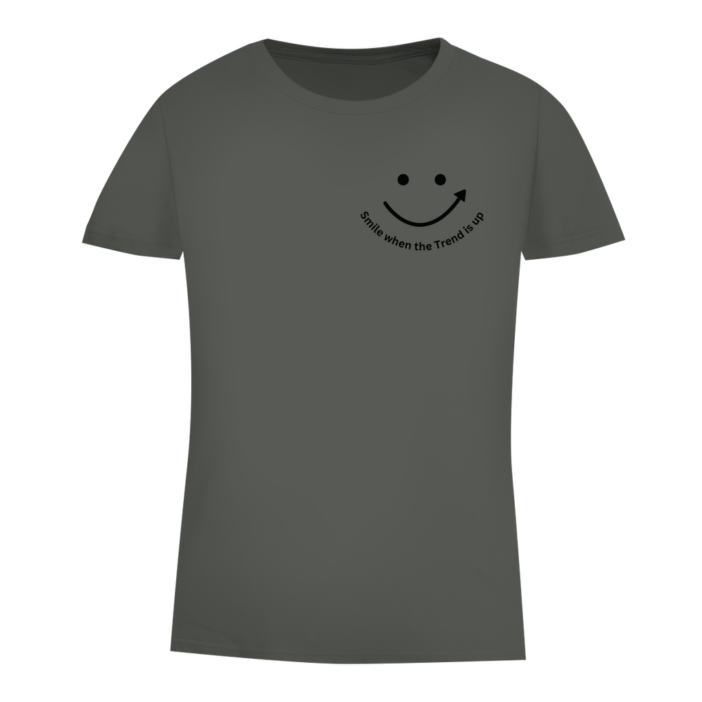 Damen Premium Bio T-Shirt Smile when the Trend is up