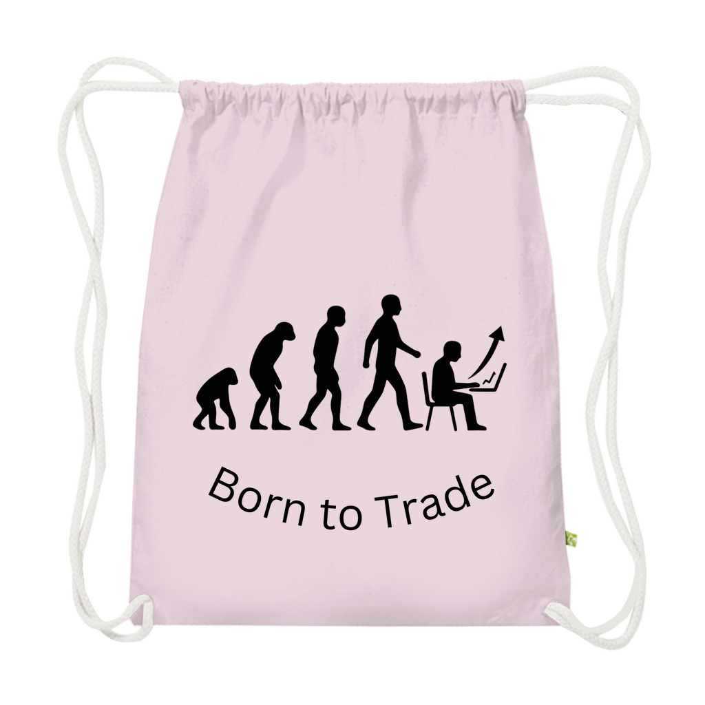 Premium Bio Turnbeutel Born to Trade