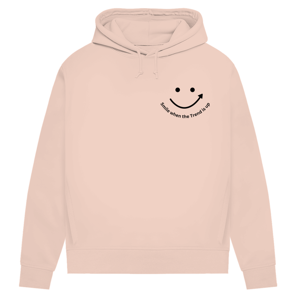 Damen Premium Bio Hoodie Smile when the Trend is up