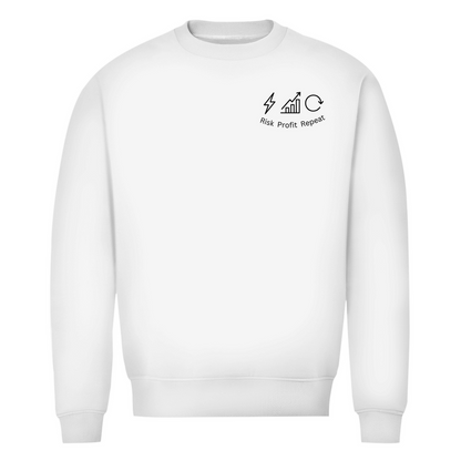 Herren Premium Bio Sweatshirt Risk Profit Repeat