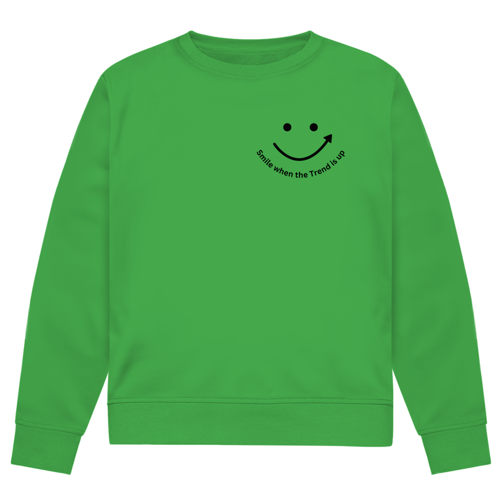 Herren Premium Bio Sweatshirt Smile when the Trend is up