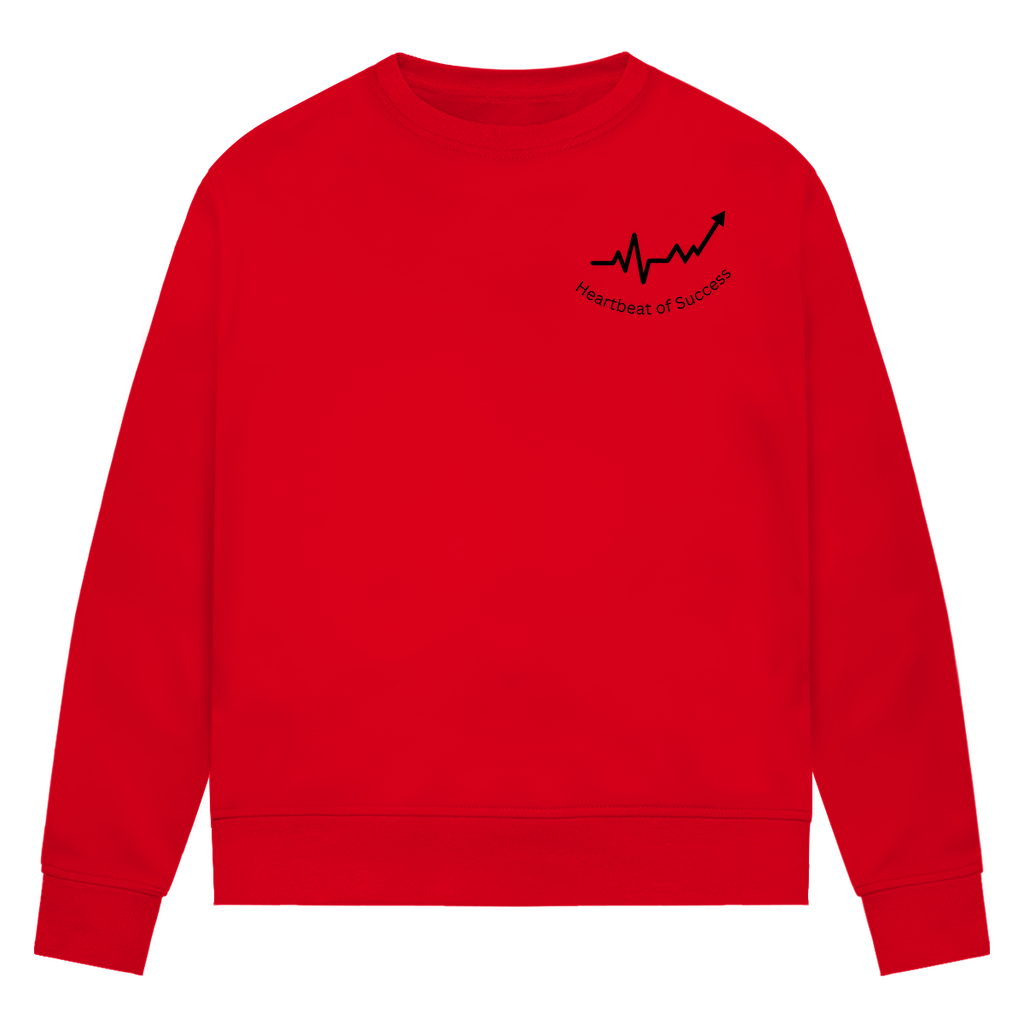 Damen Premium Bio Sweatshirt Heartbeat of Success