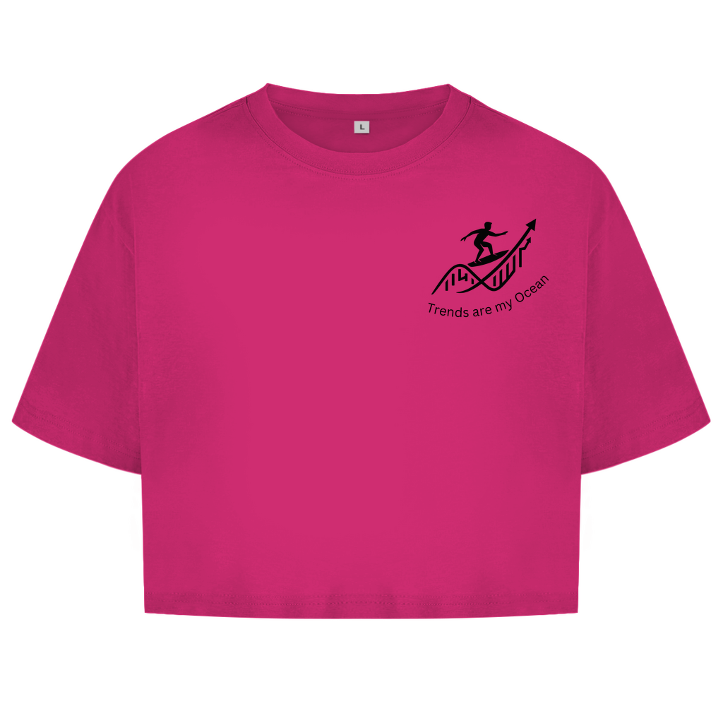 Damen Oversize Crop Top Trends are my Ocean