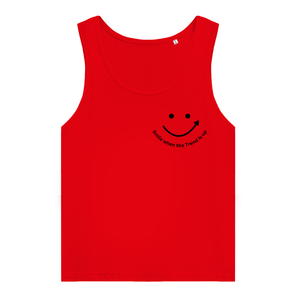 Damen Premium Organic Tank Top Smile when the Trend is up