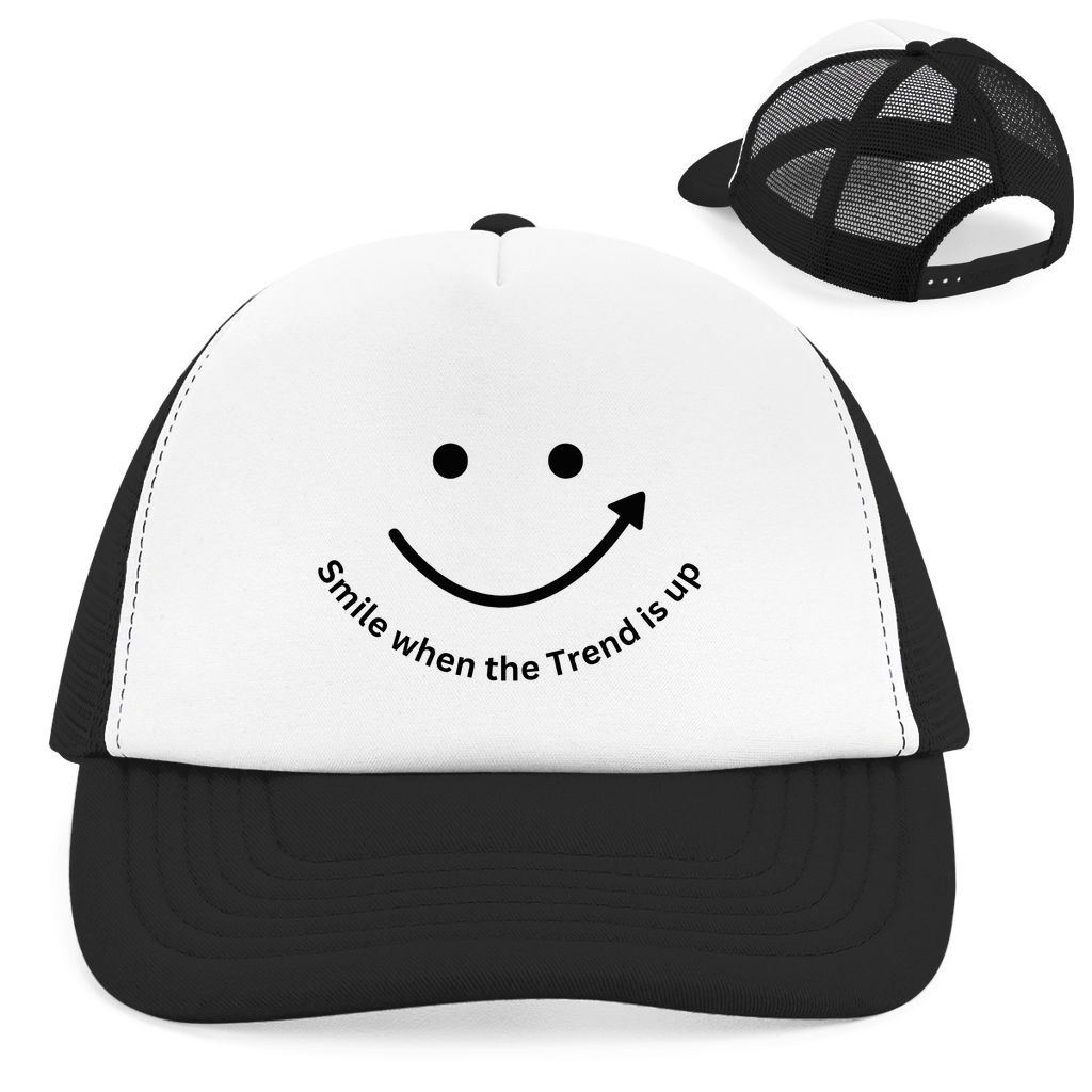 Retro Trucker Cap Smile when the Trend is up
