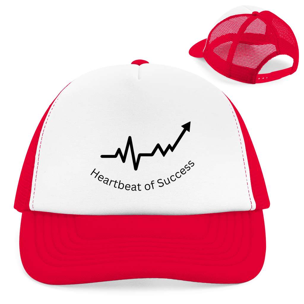 Retro Trucker Cap Heartbeat of Success