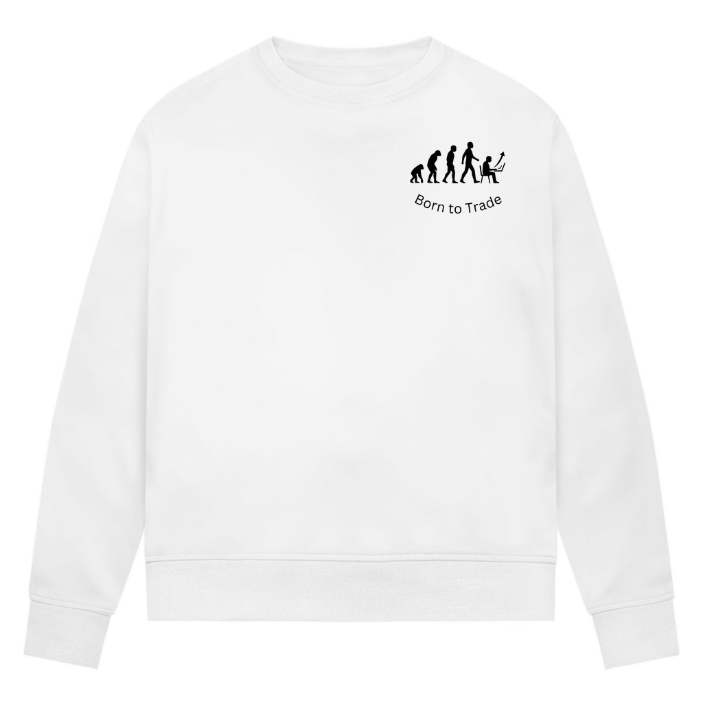 Damen Premium Bio Sweatshirt Born to Trade