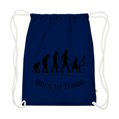 Premium Bio Turnbeutel Born to Trade