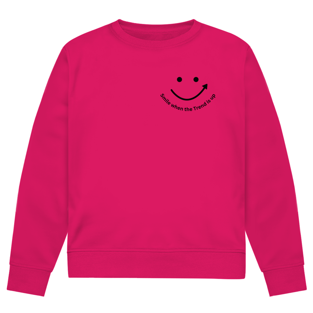 Herren Premium Bio Sweatshirt Smile when the Trend is up