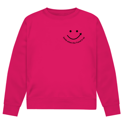 Herren Premium Bio Sweatshirt Smile when the Trend is up