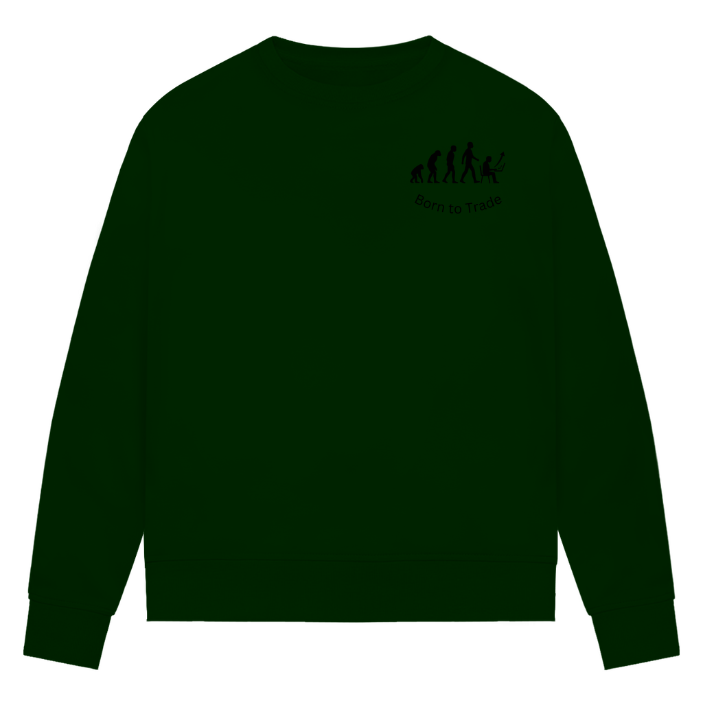 Damen Premium Bio Sweatshirt Born to Trade