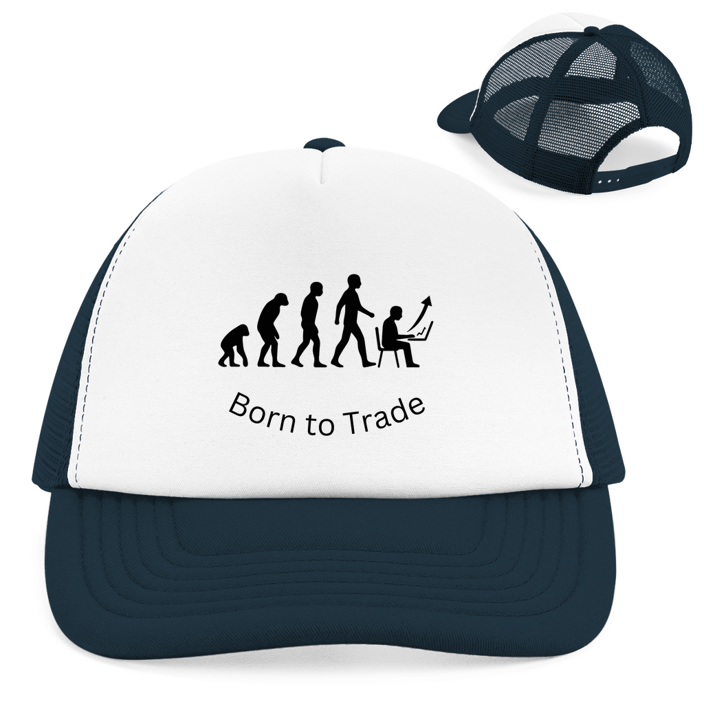 Retro Trucker Cap Born to Trade
