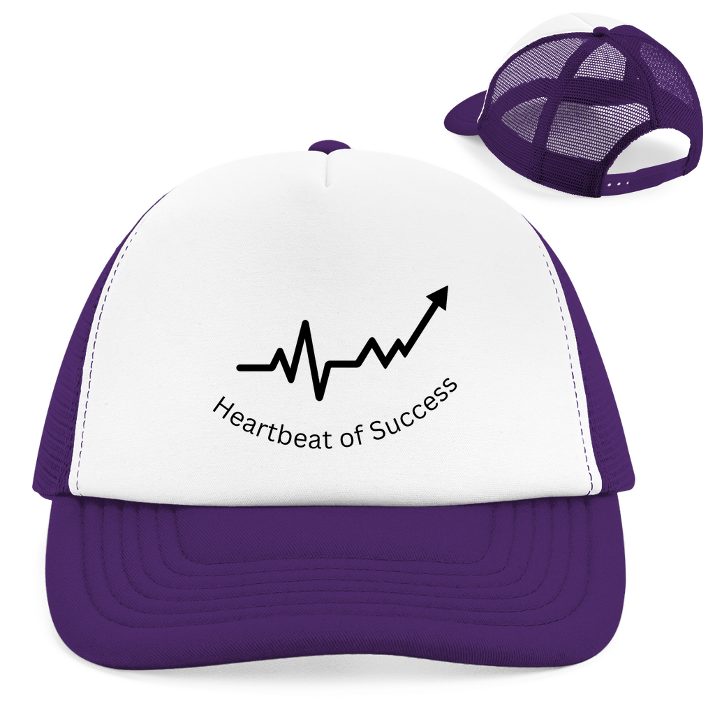 Retro Trucker Cap Heartbeat of Success
