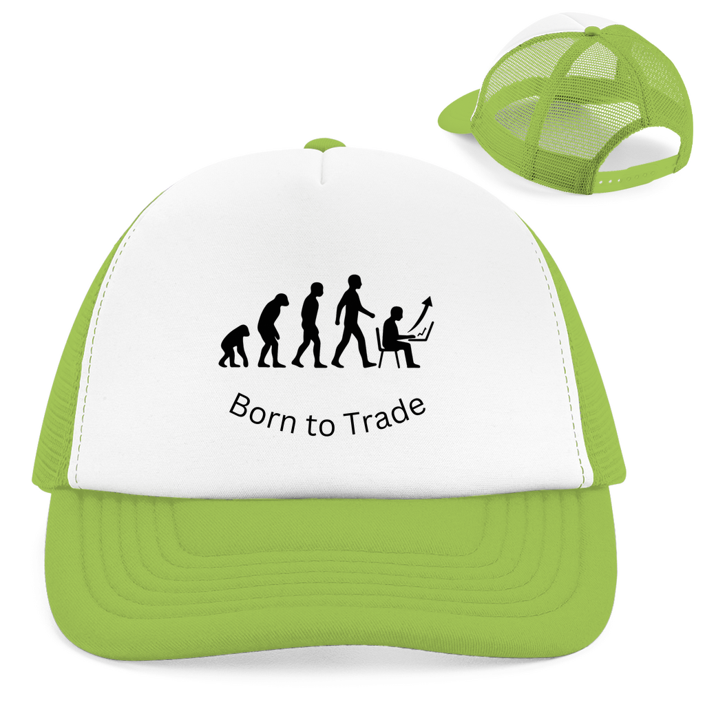 Retro Trucker Cap Born to Trade