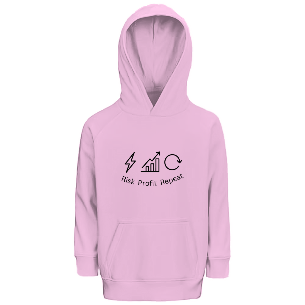 Kinder Premium Bio Hoodie Risk Profit Repeat