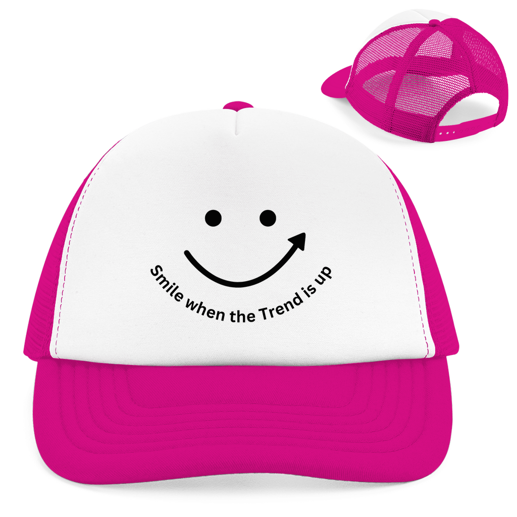 Retro Trucker Cap Smile when the Trend is up