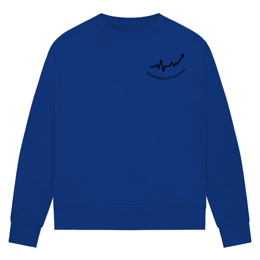 Damen Premium Bio Sweatshirt Heartbeat of Success