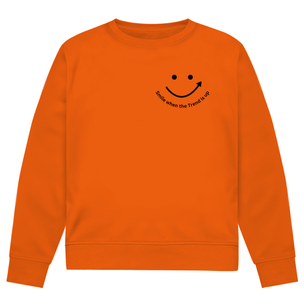 Herren Premium Bio Sweatshirt Smile when the Trend is up