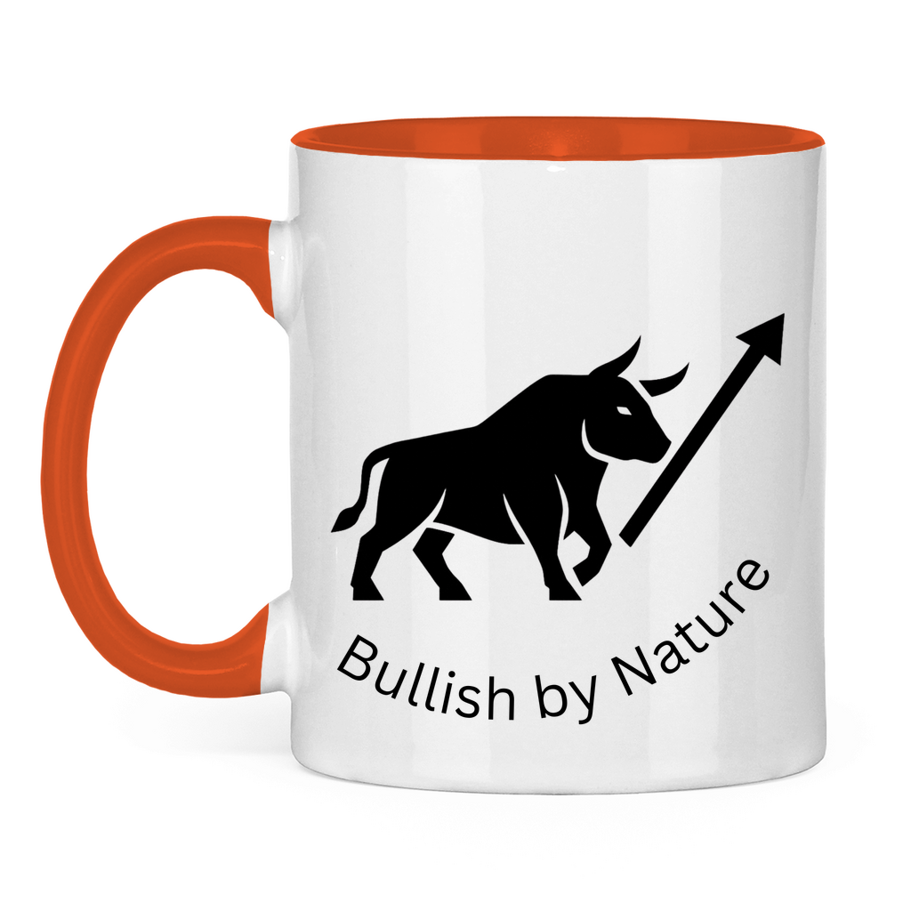 Tasse zweifarbig Bullish by Nature