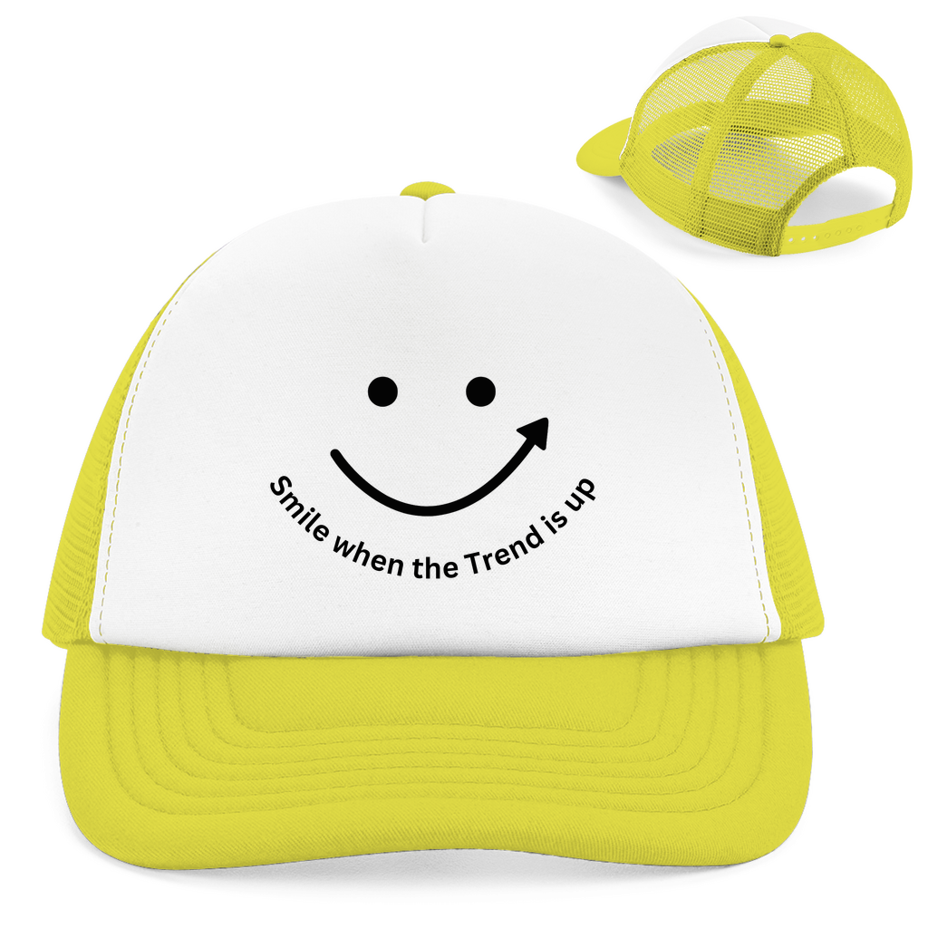 Retro Trucker Cap Smile when the Trend is up
