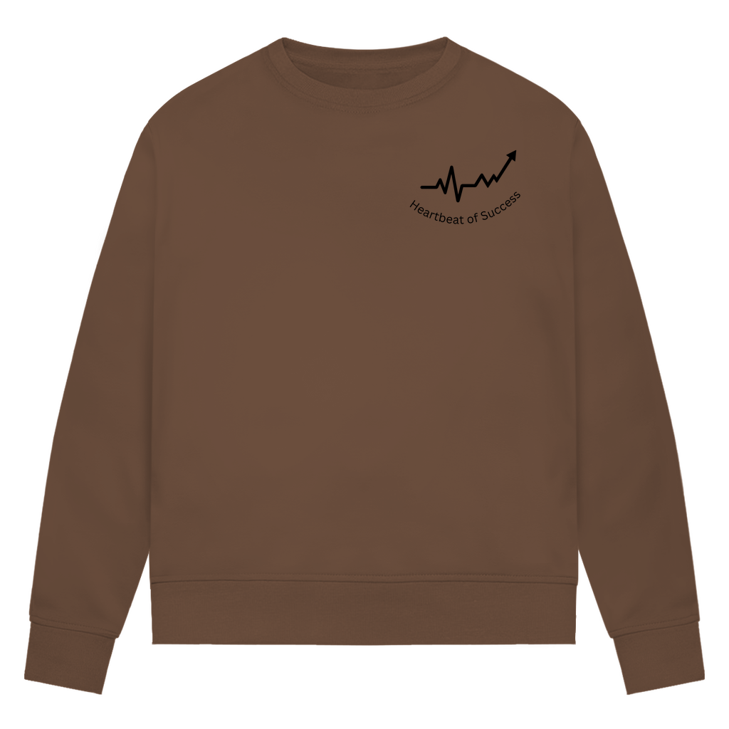 Damen Premium Bio Sweatshirt Heartbeat of Success