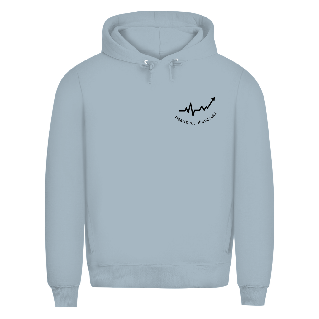 Herren Premium Bio Hoodie Heartbeat of Success