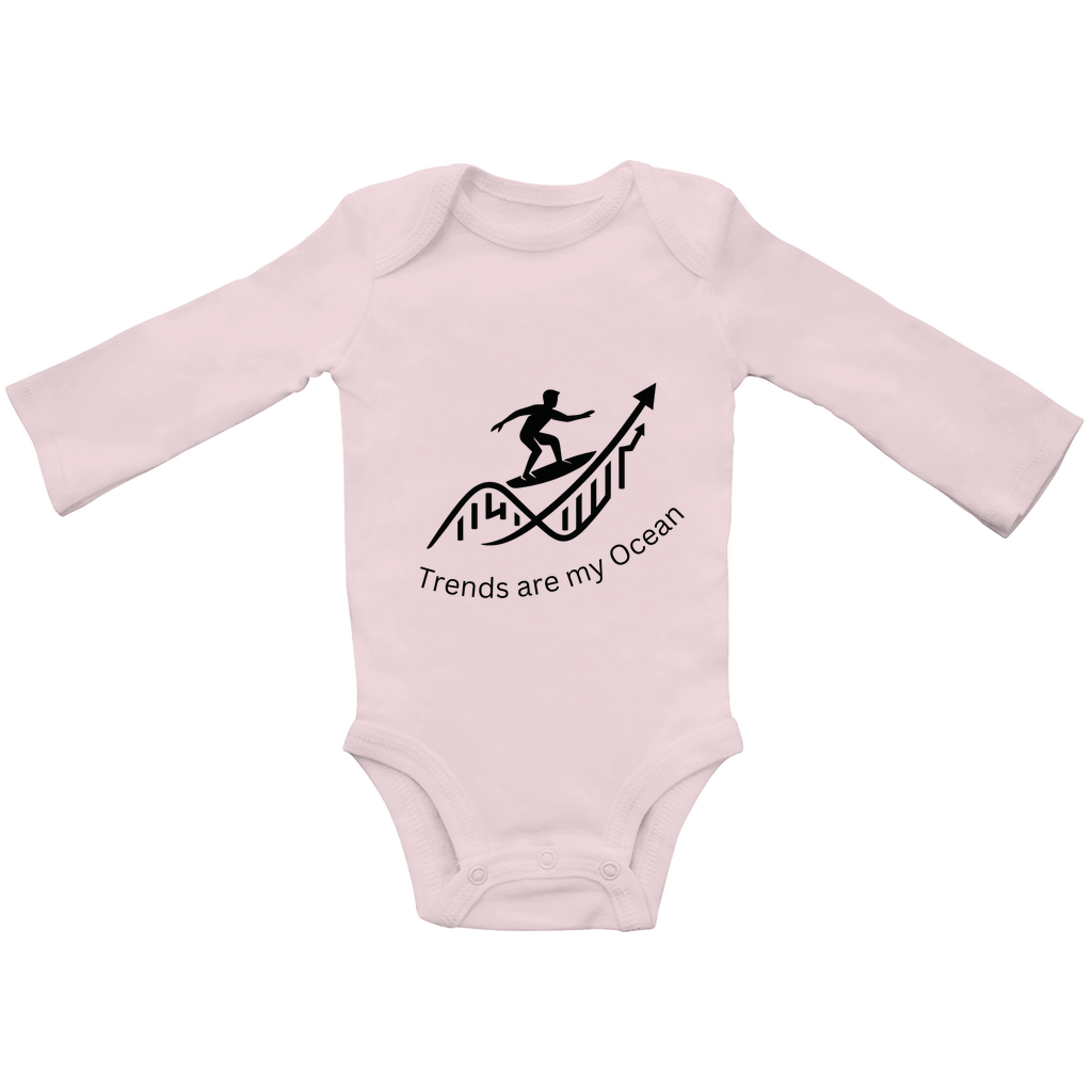 Baby Bio Bodysuite Langarm Trends are my Ocean