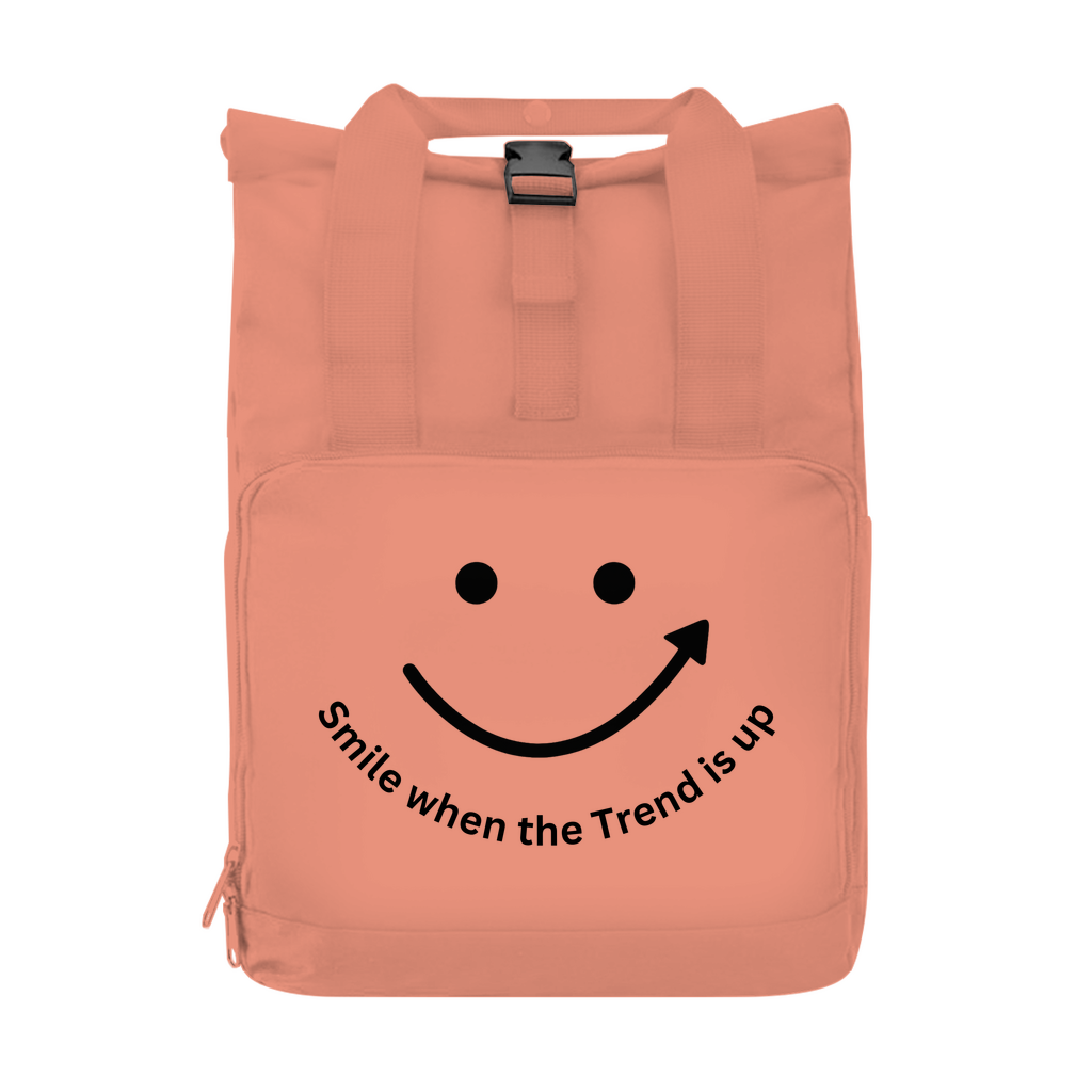 Rucksack mit Seitentasche Smile when the Trend is up