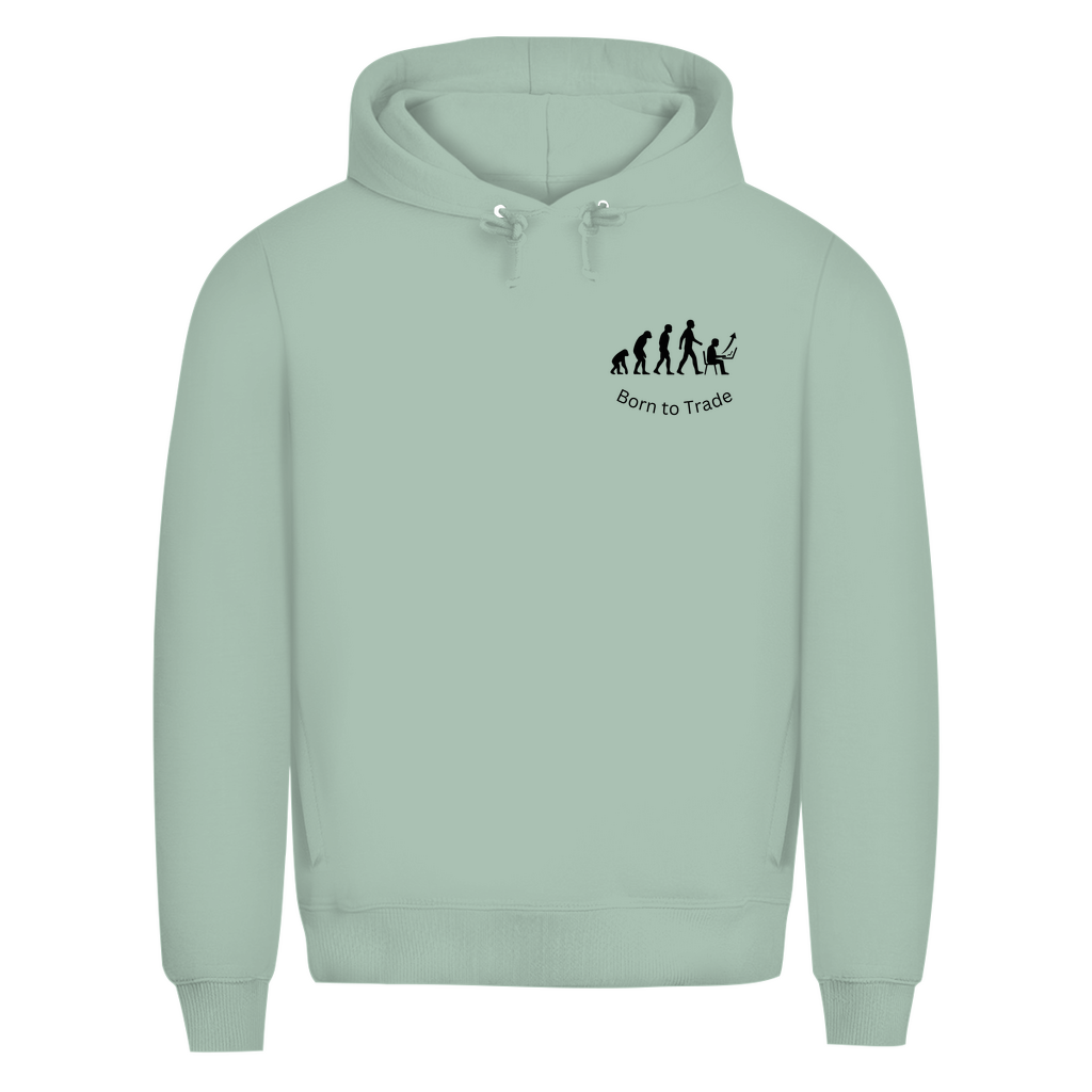 Herren Premium Bio Hoodie Born to Trade
