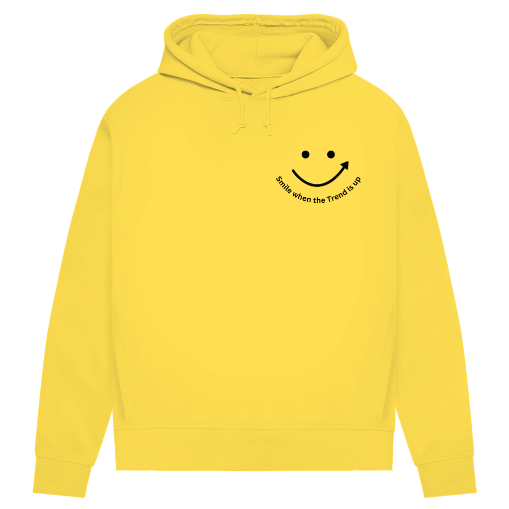 Damen Premium Bio Hoodie Smile when the Trend is up